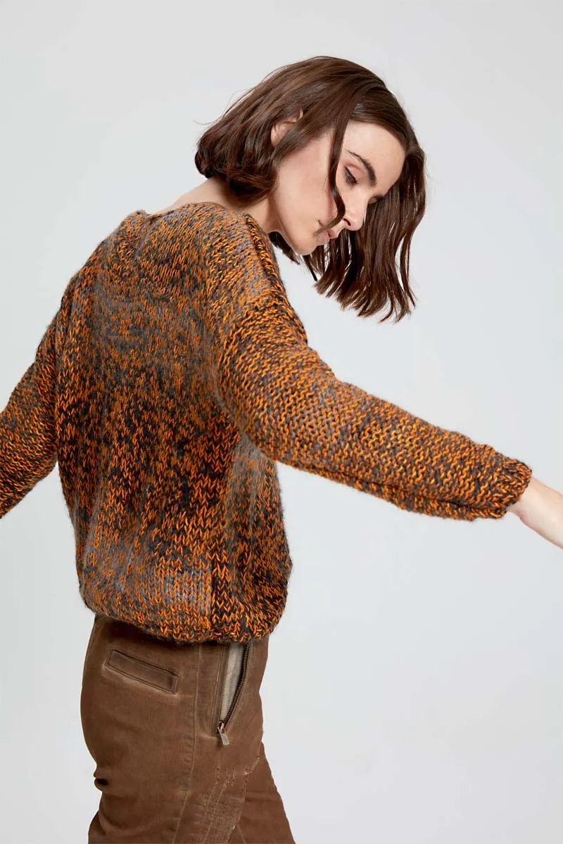 Hand Knitted Pullover - Original Copper