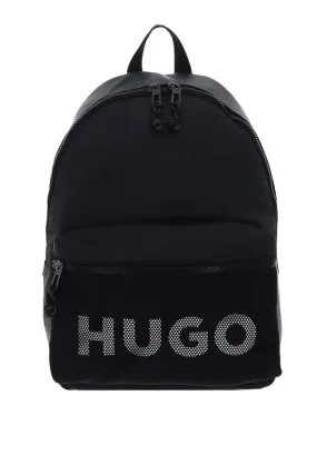 Hans Mesh Logo Backpack - Black Currant