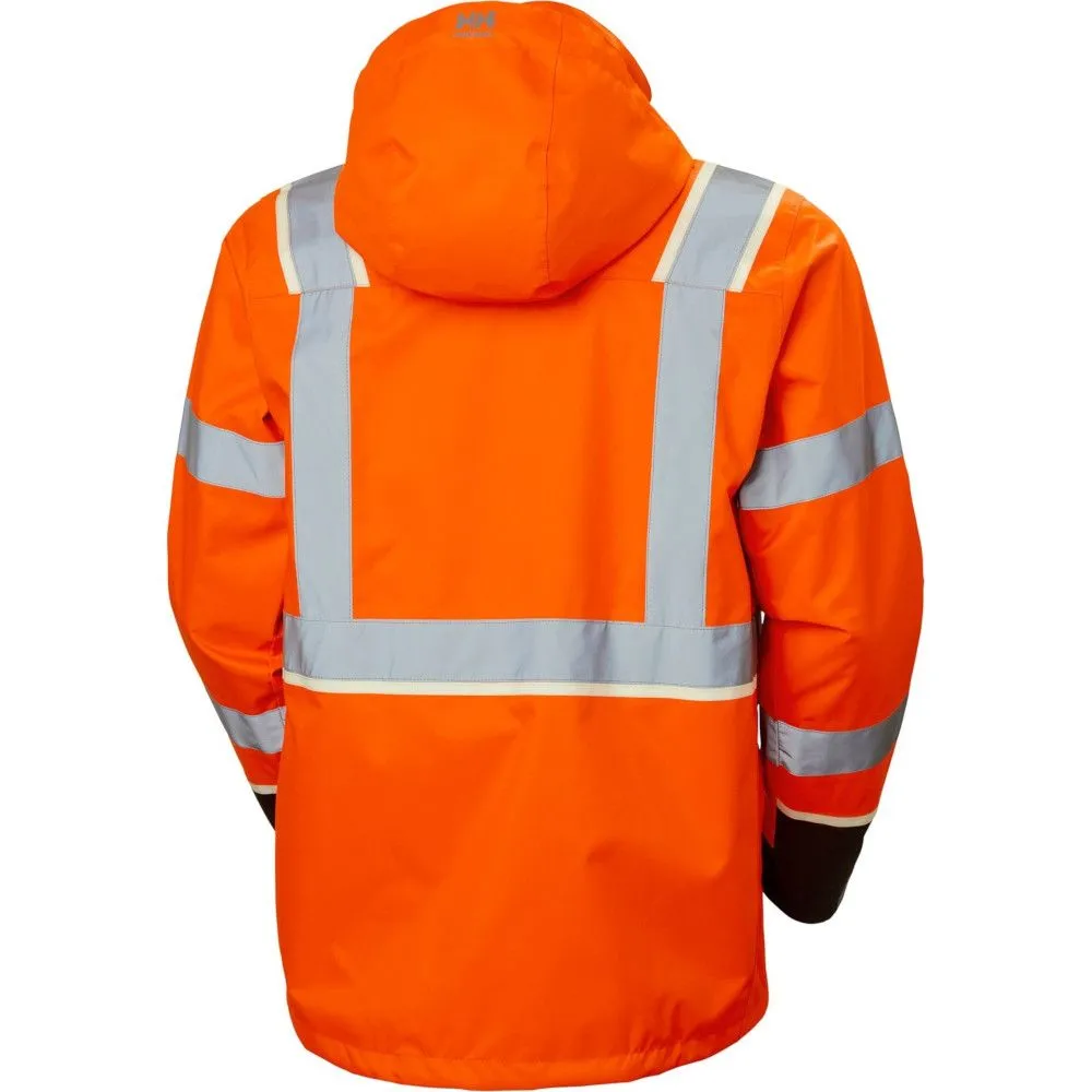 Helly Hansen Mens UC-ME Hi Vis Waterproof Shell Jacket