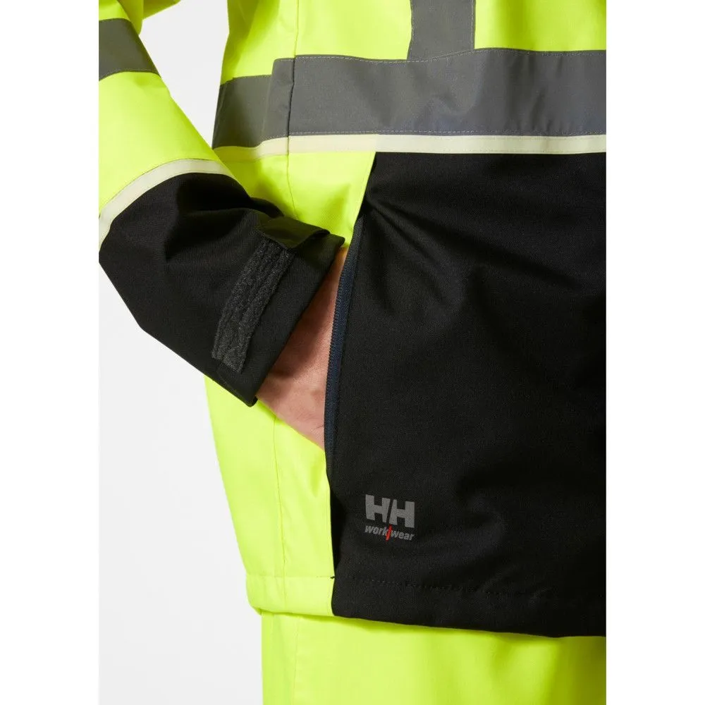 Helly Hansen Mens UC-ME Hi Vis Waterproof Shell Jacket