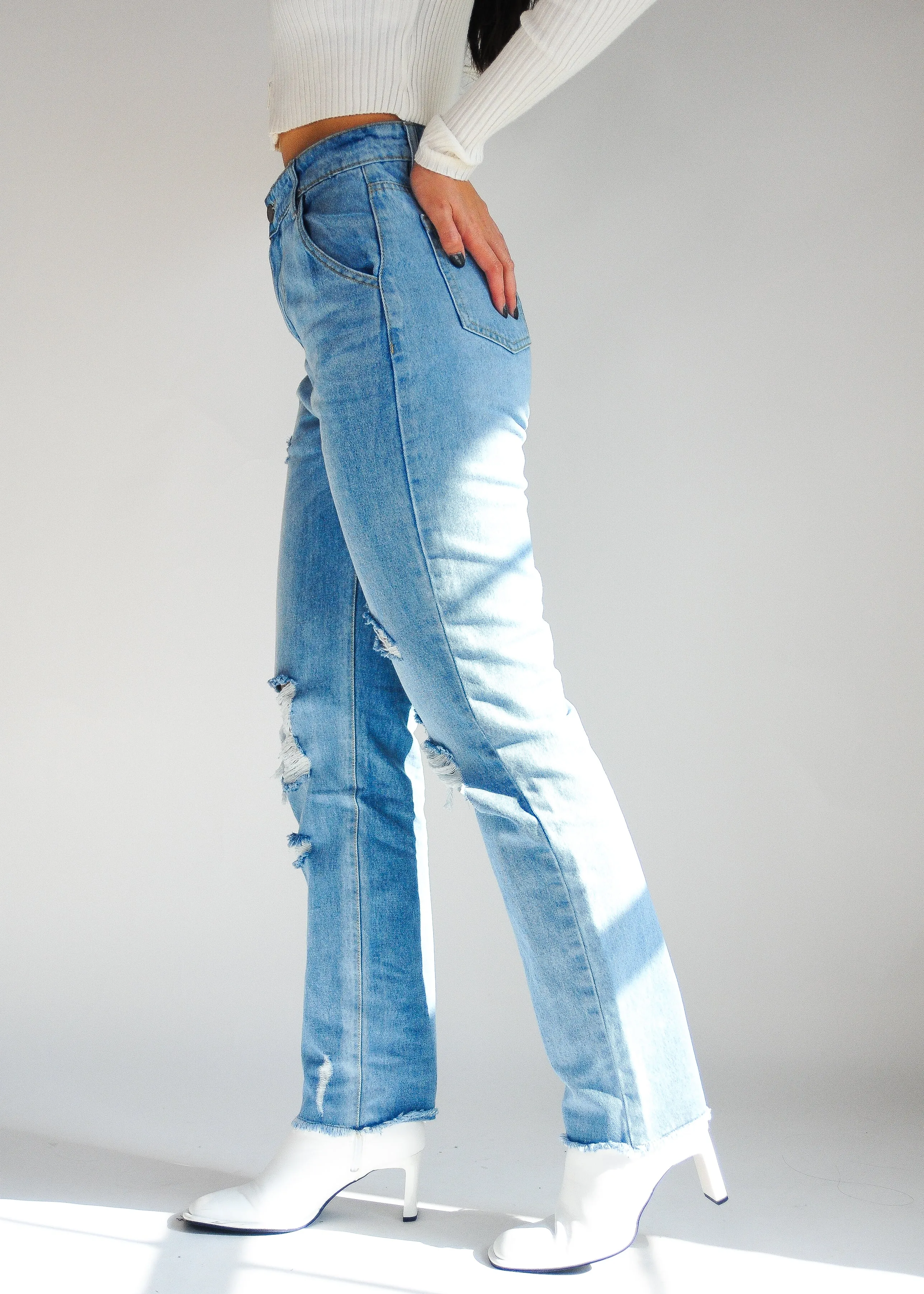 High Rise Mom Jeans