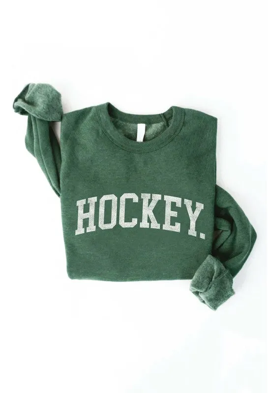 HOCKEY Crewneck Pullover Sweatshirt