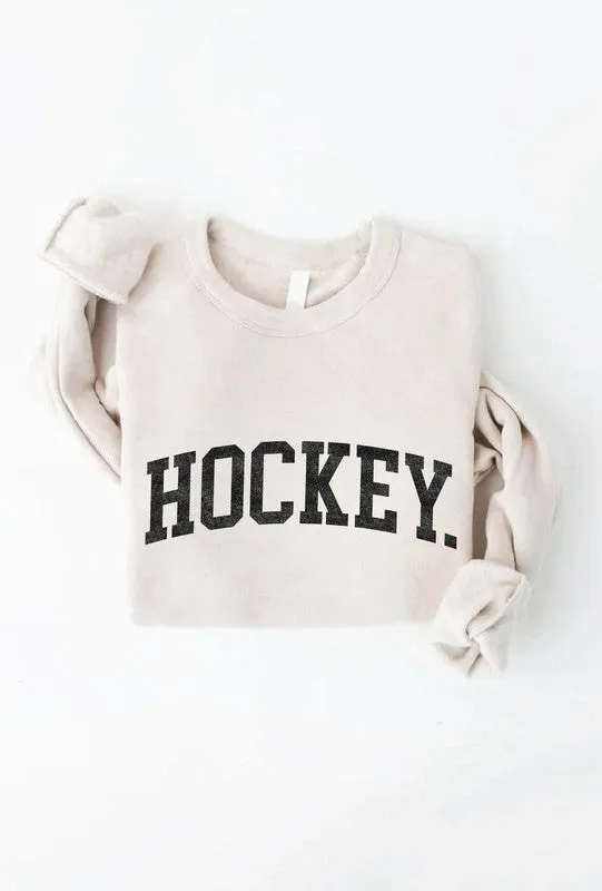 HOCKEY Crewneck Pullover Sweatshirt