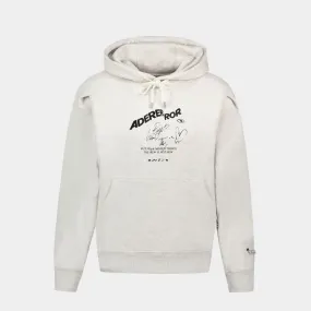 Hoodie - Ader Error - Cotton - White