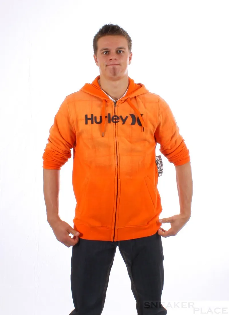 Hurley Zip Hoodie Puerto Rico Gravity Orange