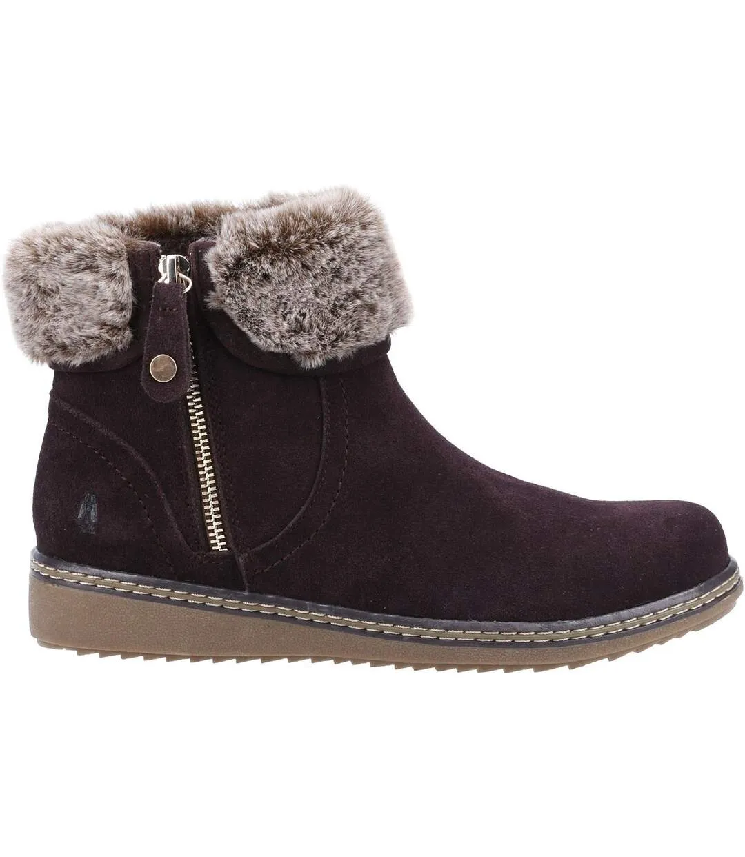 Hush Puppies Womens/Ladies Penny Zip Ankle Boot (Brown) - UTFS6556