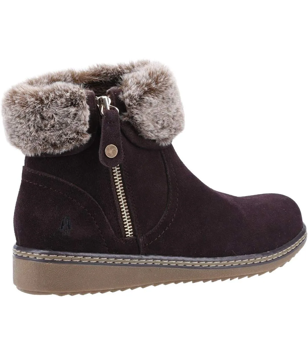 Hush Puppies Womens/Ladies Penny Zip Ankle Boot (Brown) - UTFS6556