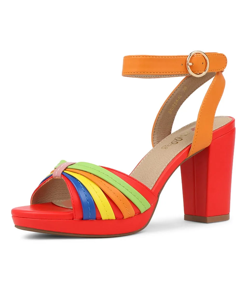 I LOVE BILLY Brissa Bright Multi Sandals