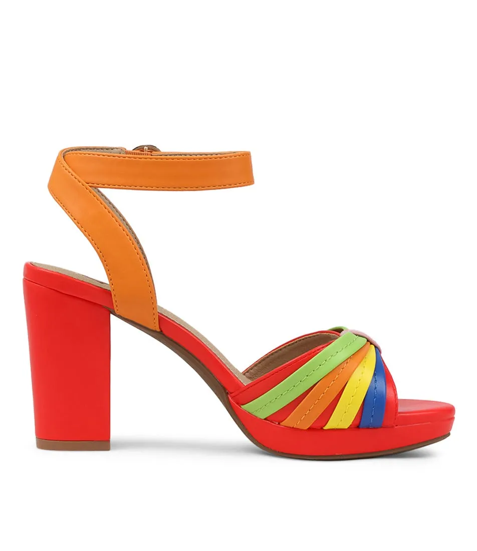 I LOVE BILLY Brissa Bright Multi Sandals