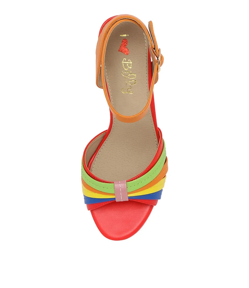 I LOVE BILLY Brissa Bright Multi Sandals