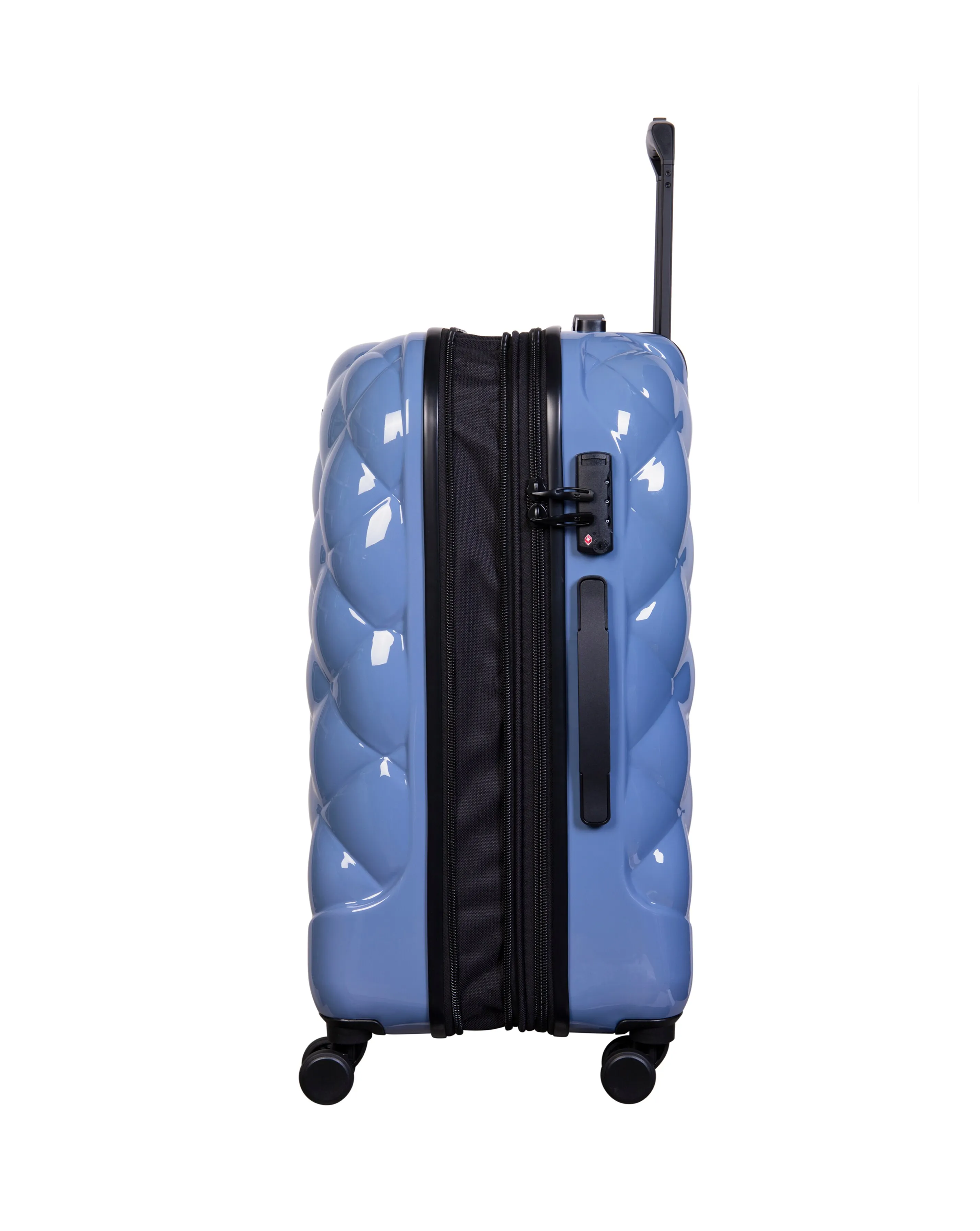 IT Luggage St Tropez Trois Elemental Blue 3pc Suitcase Set with TSA Lock | Simply Be