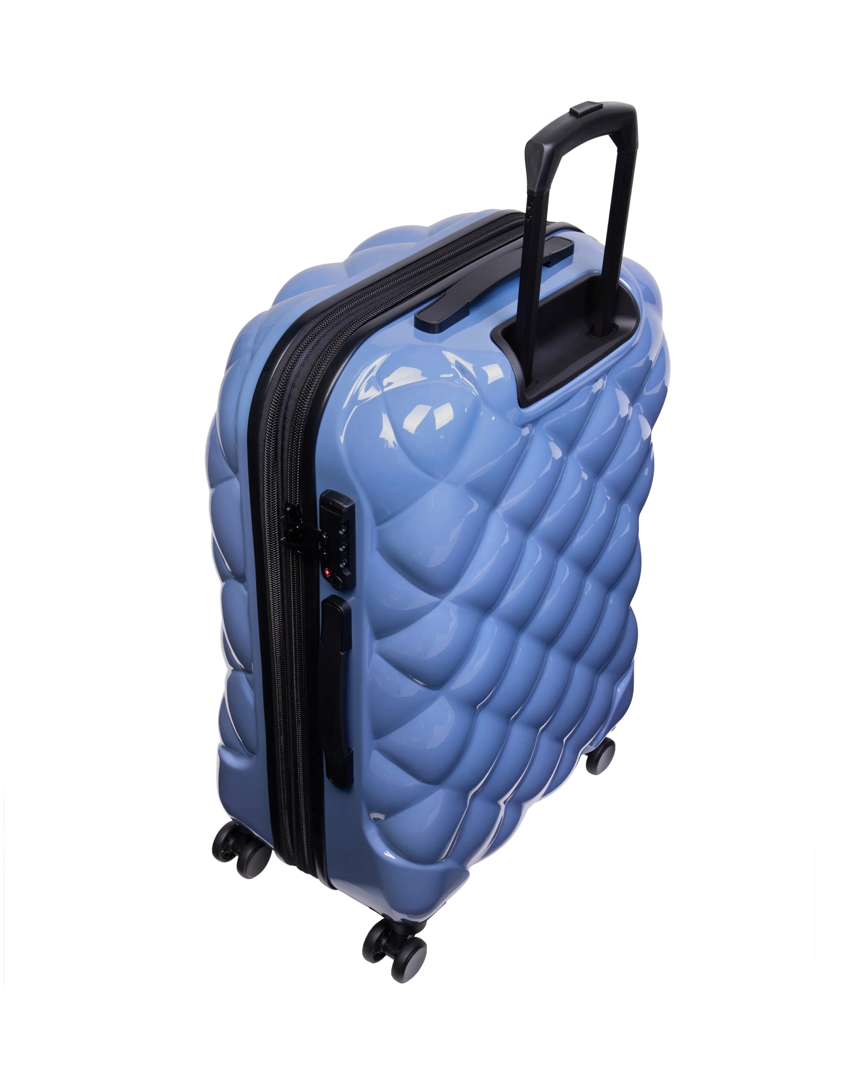 IT Luggage St Tropez Trois Elemental Blue 3pc Suitcase Set with TSA Lock | Simply Be