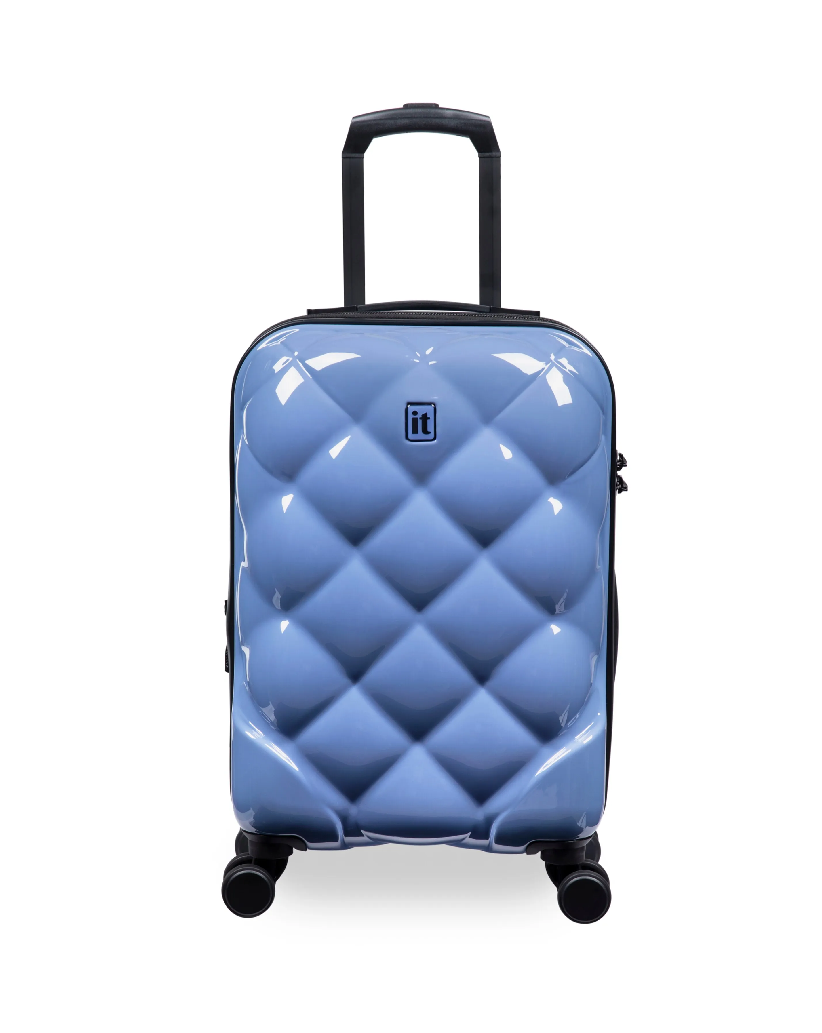 IT Luggage St Tropez Trois Elemental Blue 3pc Suitcase Set with TSA Lock | Simply Be