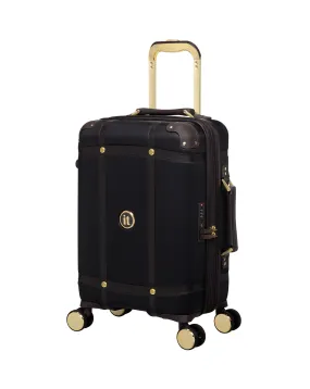 IT Luggage Superiority Black Cabin Suitcase with TSA Lock | Simply Be