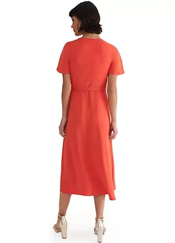 Julissa Ruffle Wrap Midi Dress by Phase Eight | Look Again