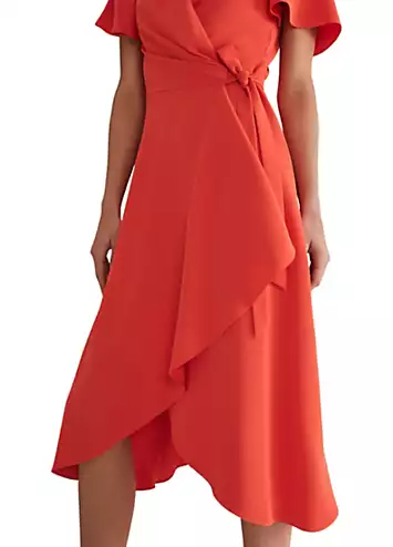 Julissa Ruffle Wrap Midi Dress by Phase Eight | Look Again