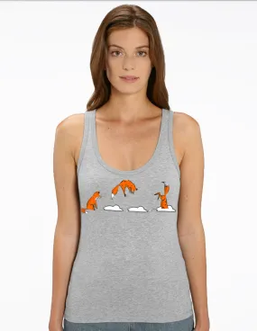 Jumping fox tank top