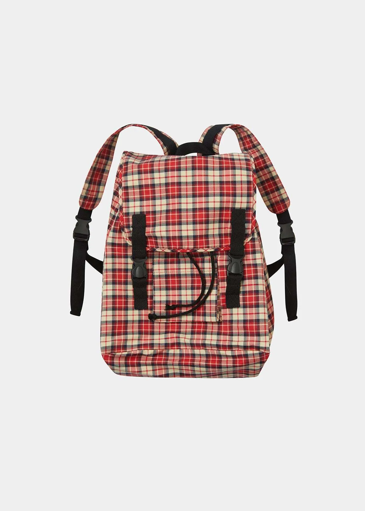 Kids Caramel OSIER BACKPACK - RED CHECK