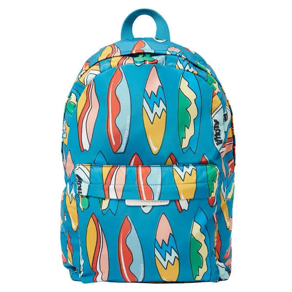 Kids Stella McCartney Backpack With Surfboards Print - Blue