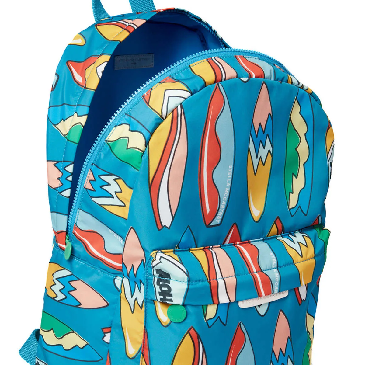 Kids Stella McCartney Backpack With Surfboards Print - Blue