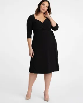 Kiyonna Short Formal Wrap Dress Sale