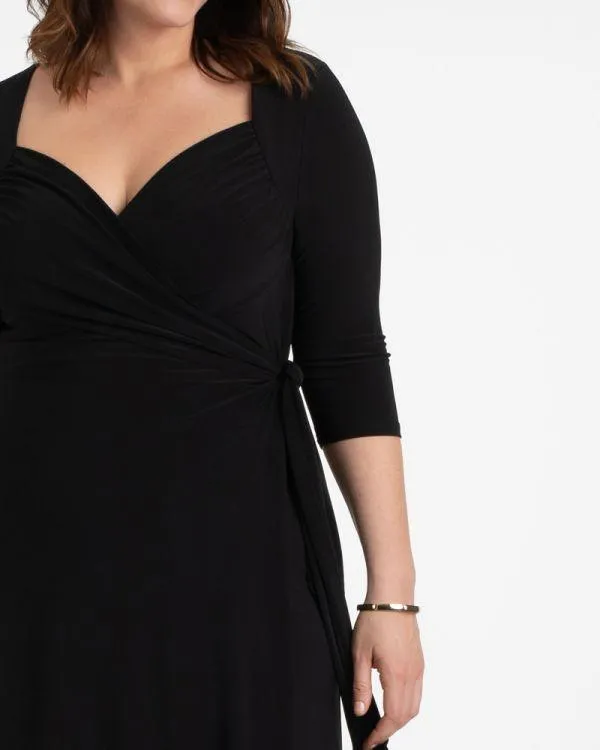 Kiyonna Short Formal Wrap Dress Sale