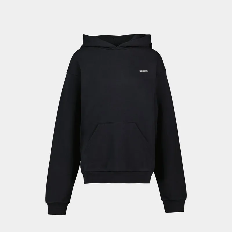 Logo Hoodie - Coperni - Synthetic - Black