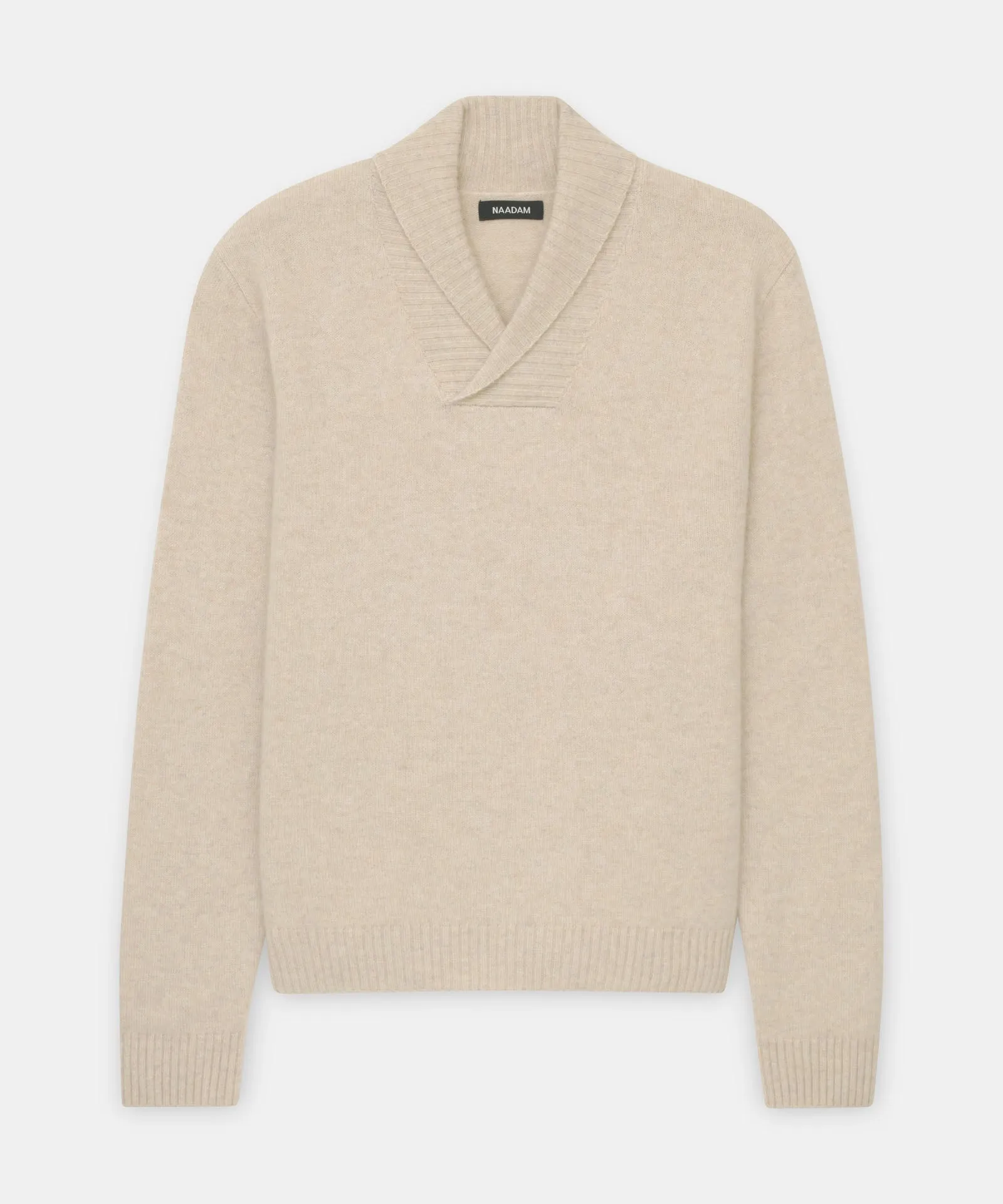 Luxe Cashmere Shawl Collar Pullover