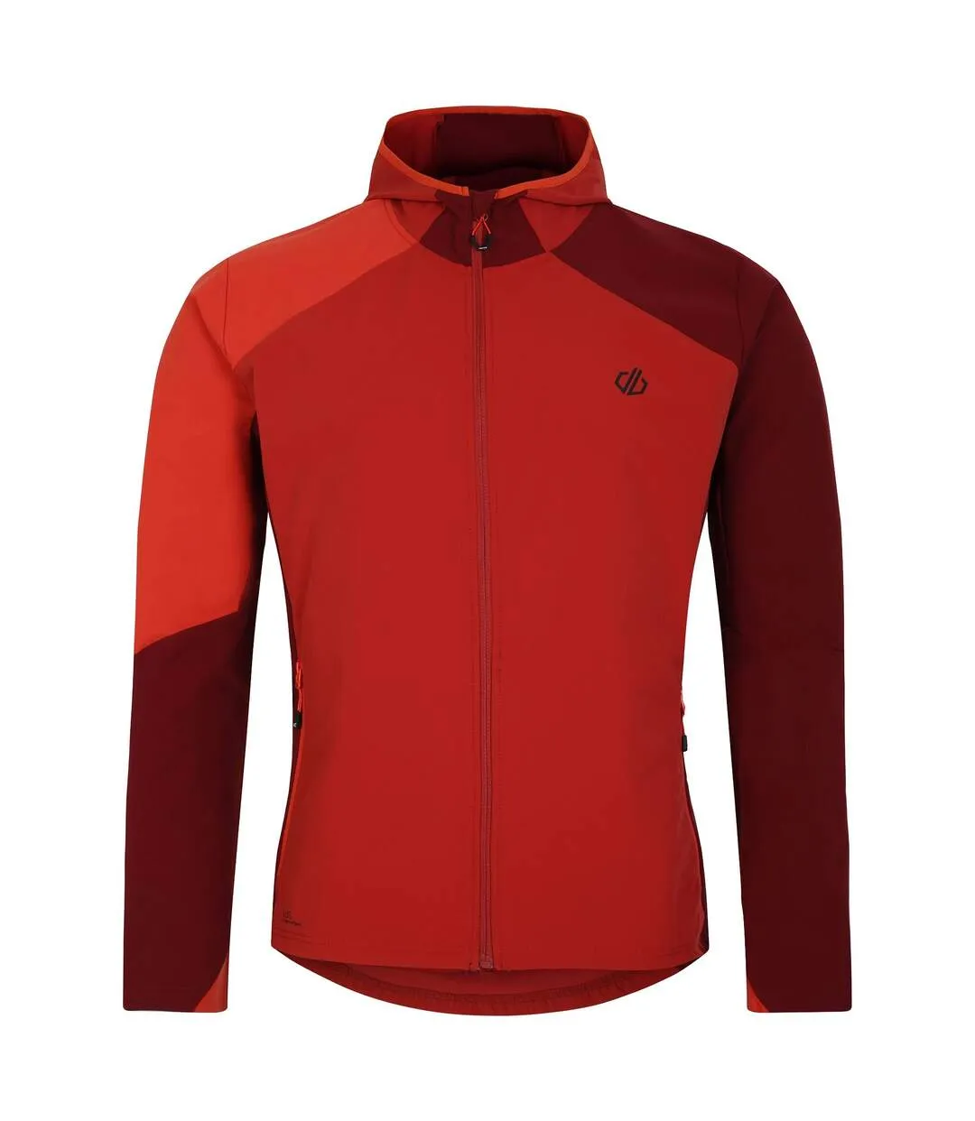 Mens lattitudinal ii soft shell jacket tuscan red/syrah red Dare 2B