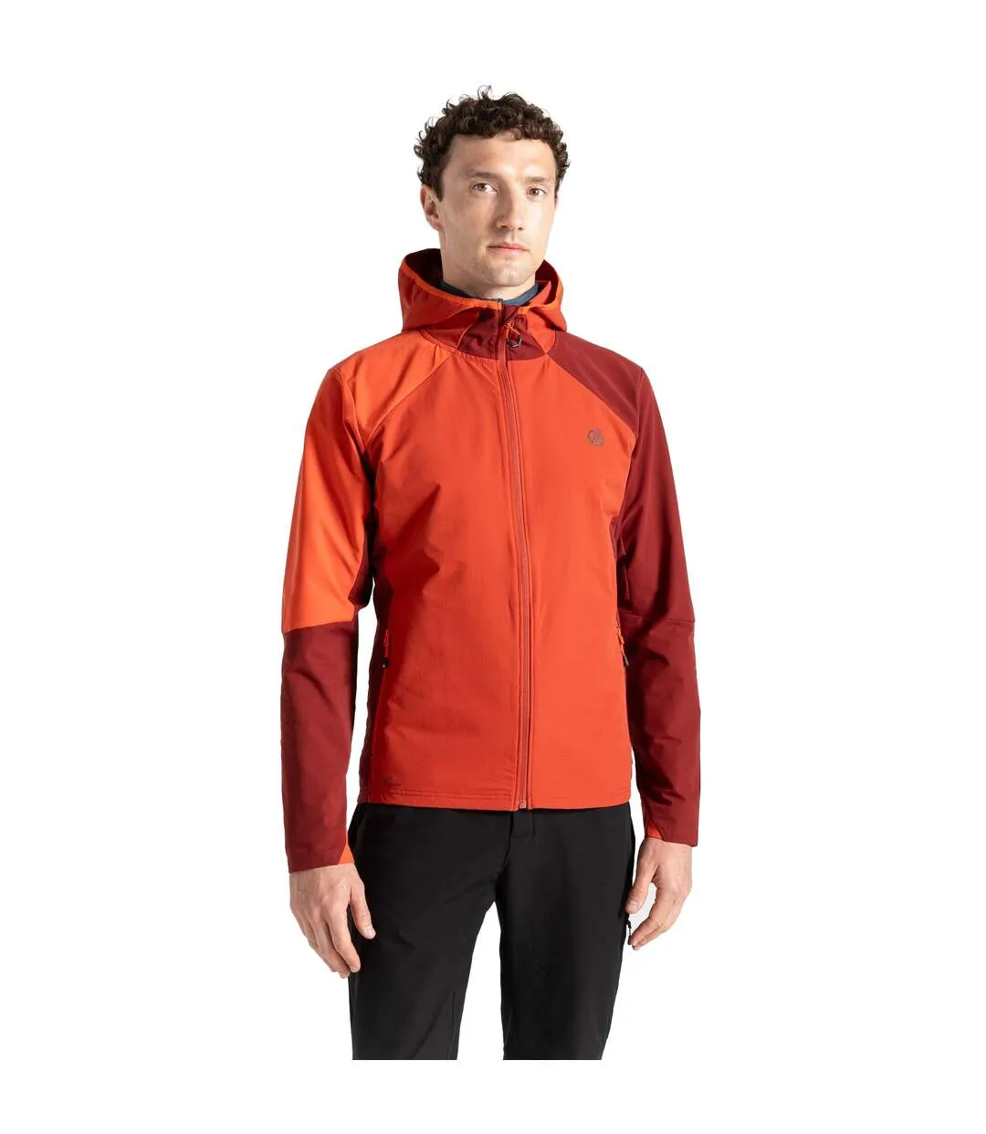 Mens lattitudinal ii soft shell jacket tuscan red/syrah red Dare 2B