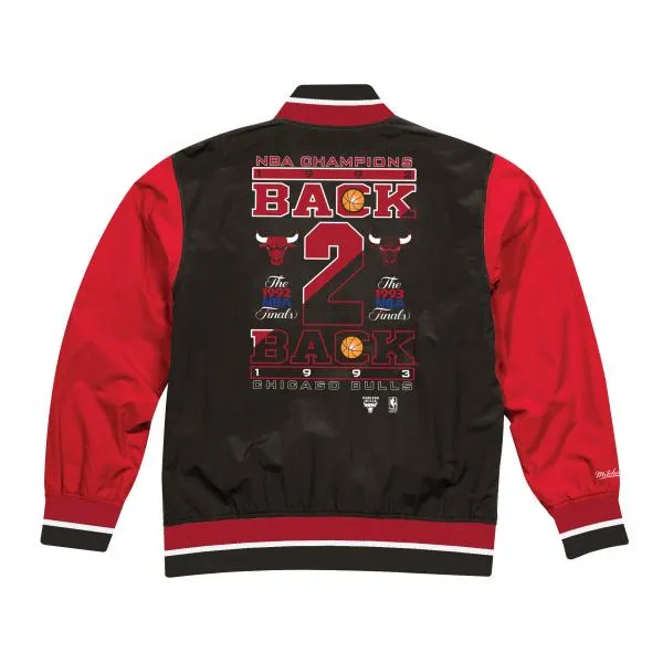 MITCHELL & NESS - Men - Chicago Bulls Color Split Jacket - White/Black/Red