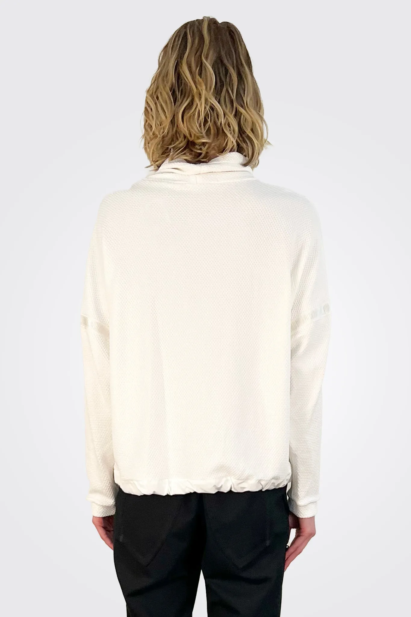 Mockneck Pullover - Cream