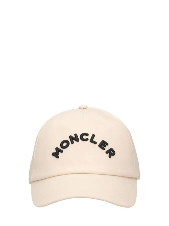 Moncler   Embroidered logo cotton baseball cap 