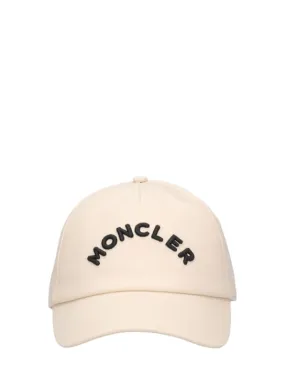 Moncler   Embroidered logo cotton baseball cap 