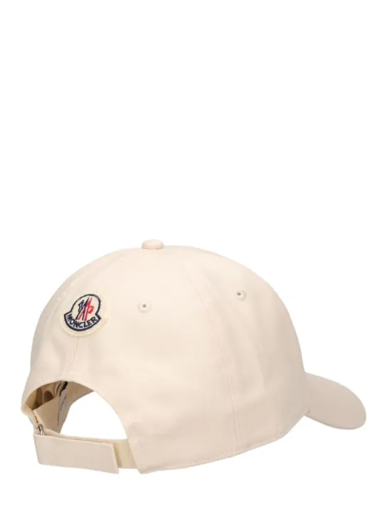 Moncler   Embroidered logo cotton baseball cap 