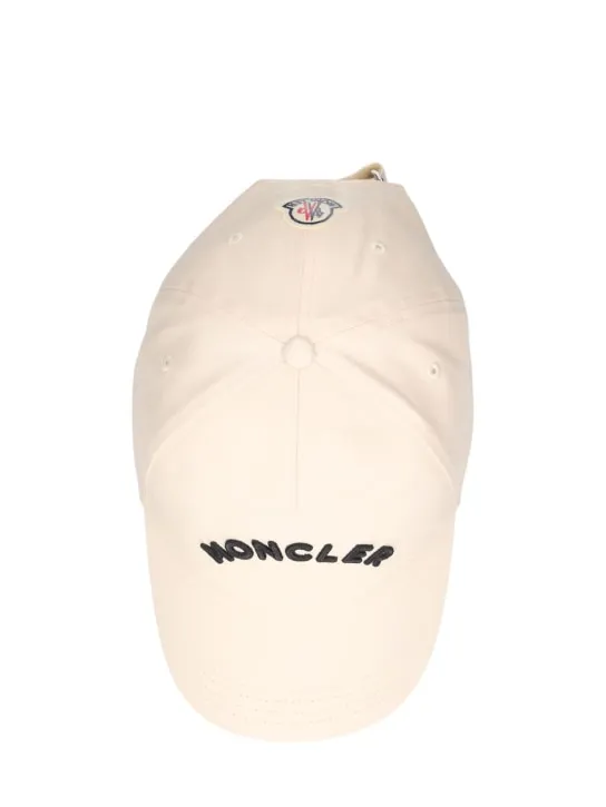 Moncler   Embroidered logo cotton baseball cap 