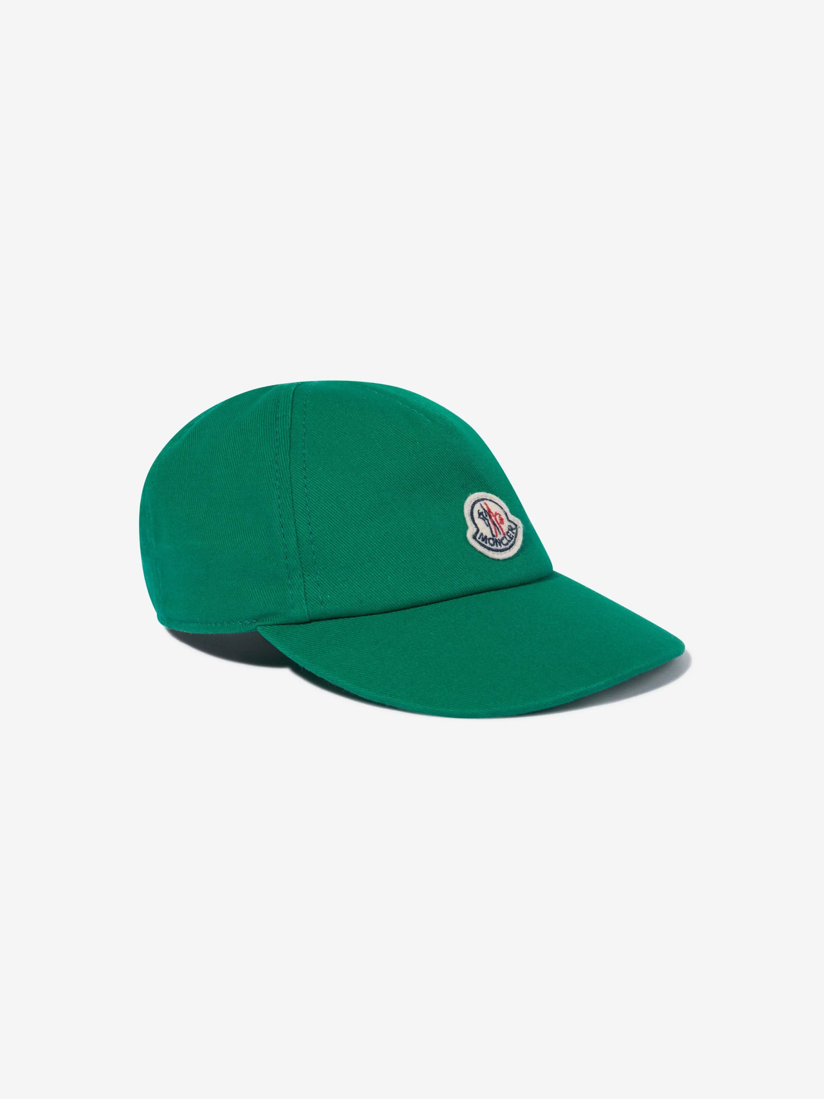 Moncler Enfant Baby Boys Logo Cap in Green