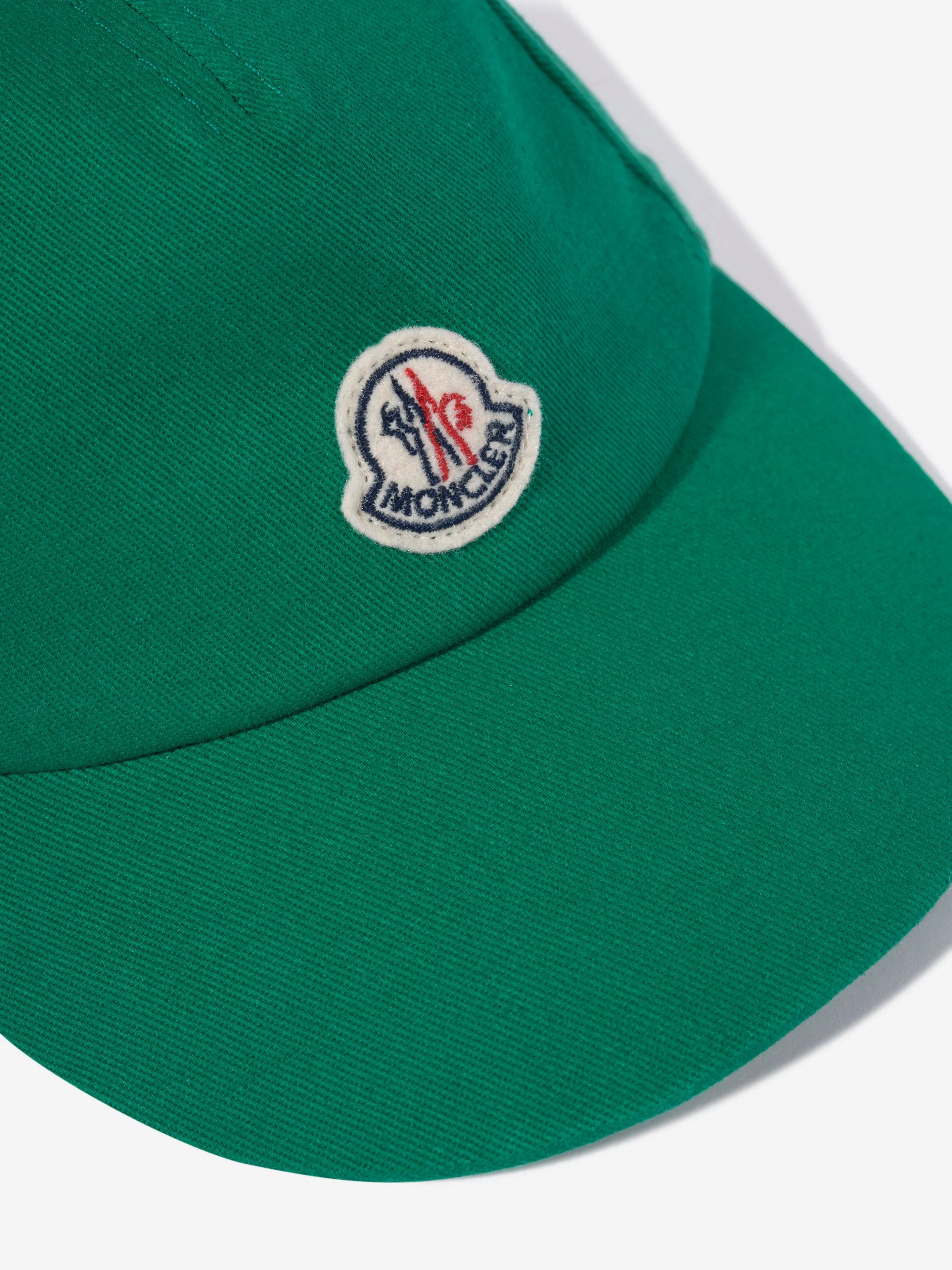 Moncler Enfant Baby Boys Logo Cap in Green