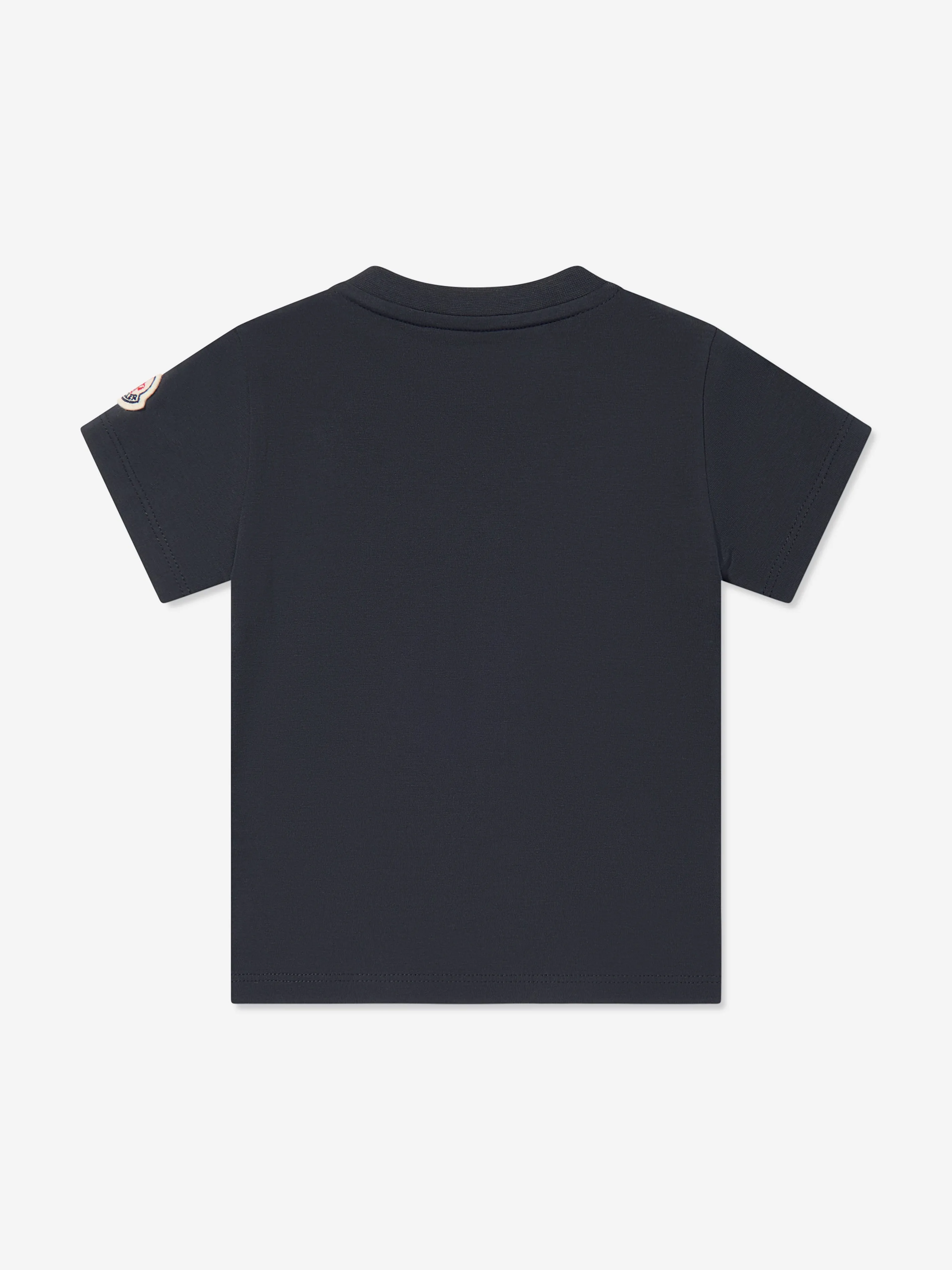 Moncler Enfant Baby Girls Logo T-Shirt in Navy