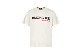 Moncler Grenoble Logo Print T-Shirt White