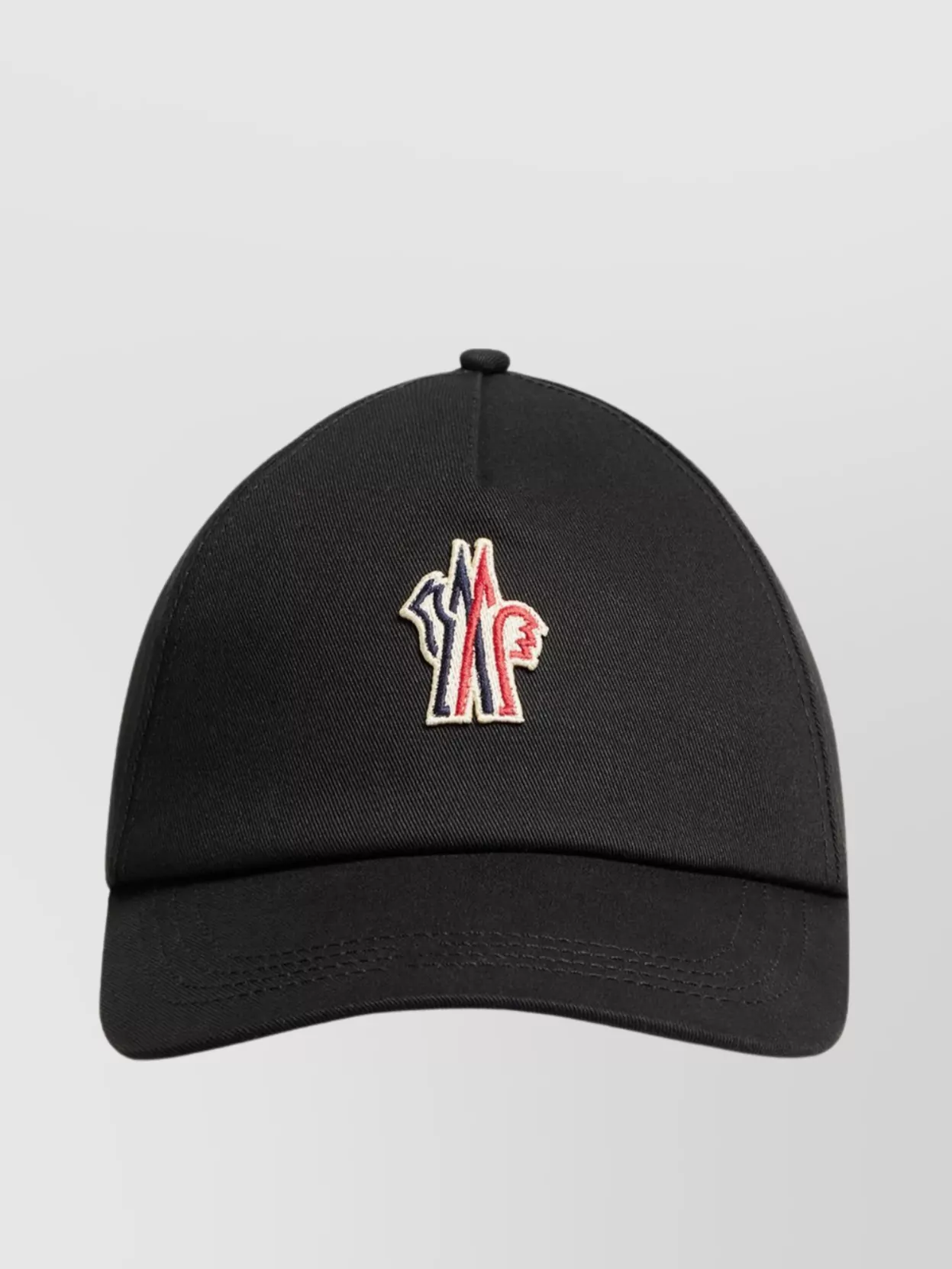 Moncler   Logo gabardine baseball cap with curved brim