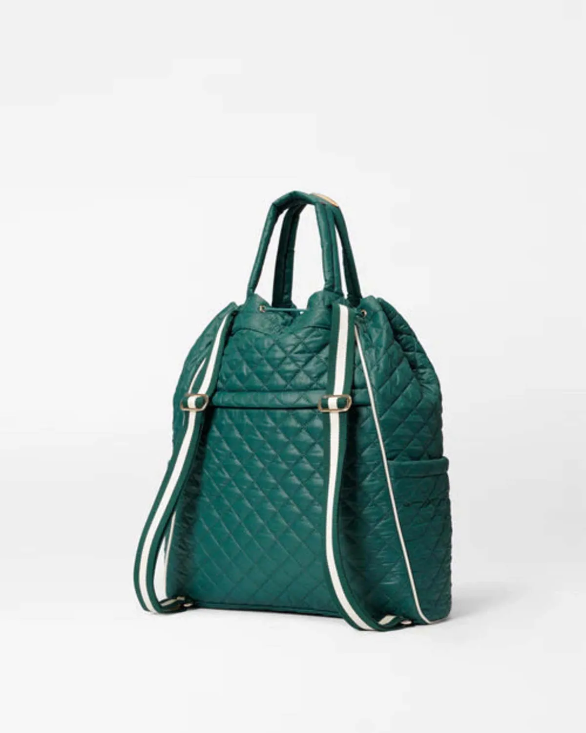 MZ Wallace Doubles Tennis Convertible Backpack - Emerald