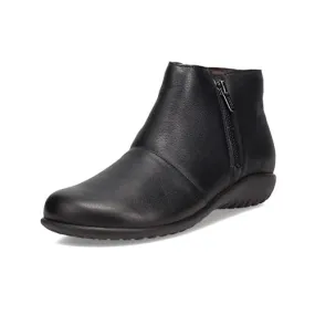 Naot Women's Wanaka Ankle Boot Soft Black Leather