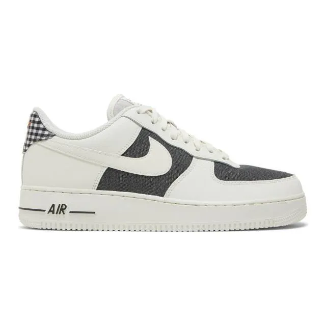 Nike air force 1 '07 (designed fresh/ sail/ dark smoke grey/ safety orange/ sail) men us 8-13 fj4021