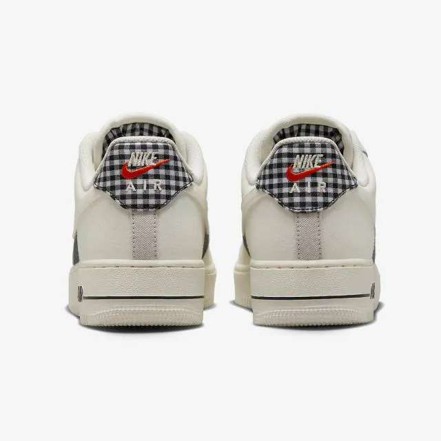 Nike air force 1 '07 (designed fresh/ sail/ dark smoke grey/ safety orange/ sail) men us 8-13 fj4021