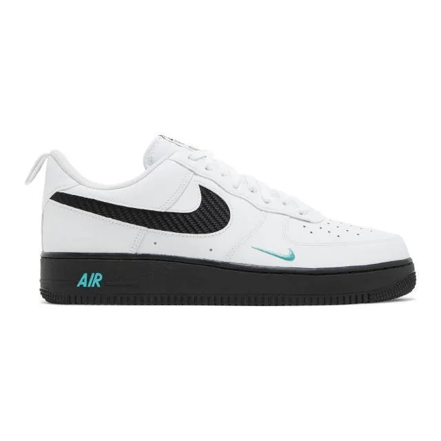 Nike air force 1 '07 (white black teal/ white/ black/ washed teal/ white) men us 8-13 dr0155-100