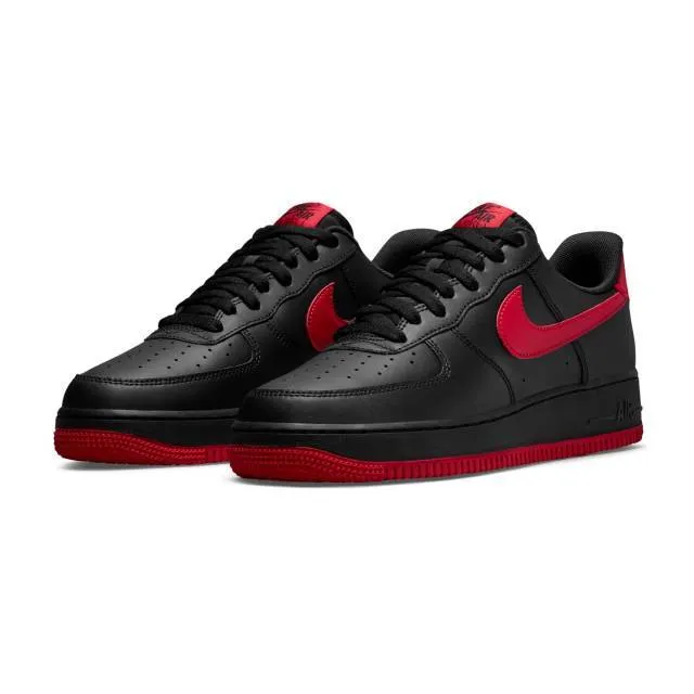 Nike air force 1 low (bred/ black/ university red) men us 8-13 dc2911-001