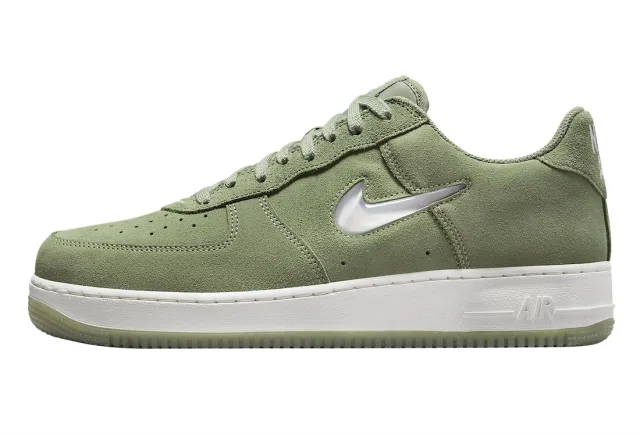 Nike air force 1 low jewel oil green