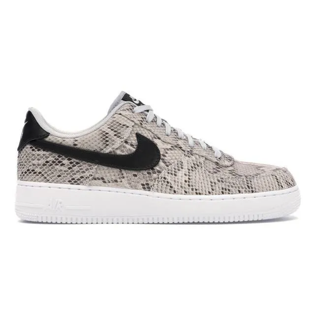 Nike air force 1 low (snakeskin/ black/ white/ brown) men 8-13 bq4424-100