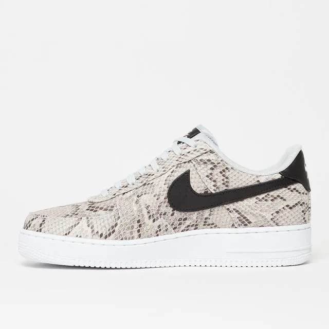 Nike air force 1 low (snakeskin/ black/ white/ brown) men 8-13 bq4424-100